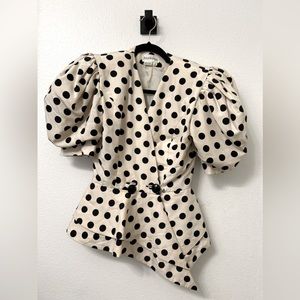 Vintage Raul Blanco Silk Skirt Suit